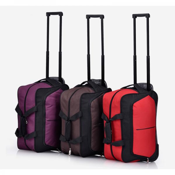 Red Capacity Business Rolling Gym bag