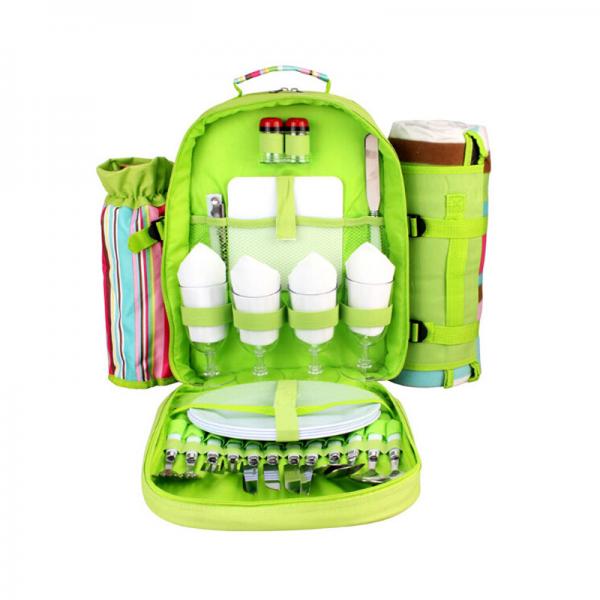 4 Person Filled Outdoor Picnic Backpack
