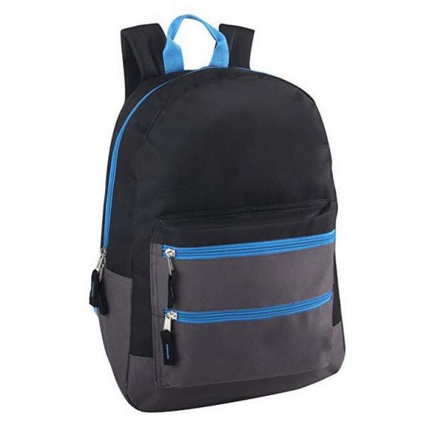 Mochila azul personalizada promocional para niños escolares niños mochila deportiva día